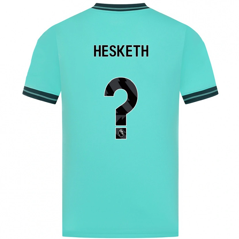 Danxen Dame Owen Hesketh #0 Himmelsblå Grønn Bortetrøye Drakt Trøye 2025/26 Skjorter T-Skjorte