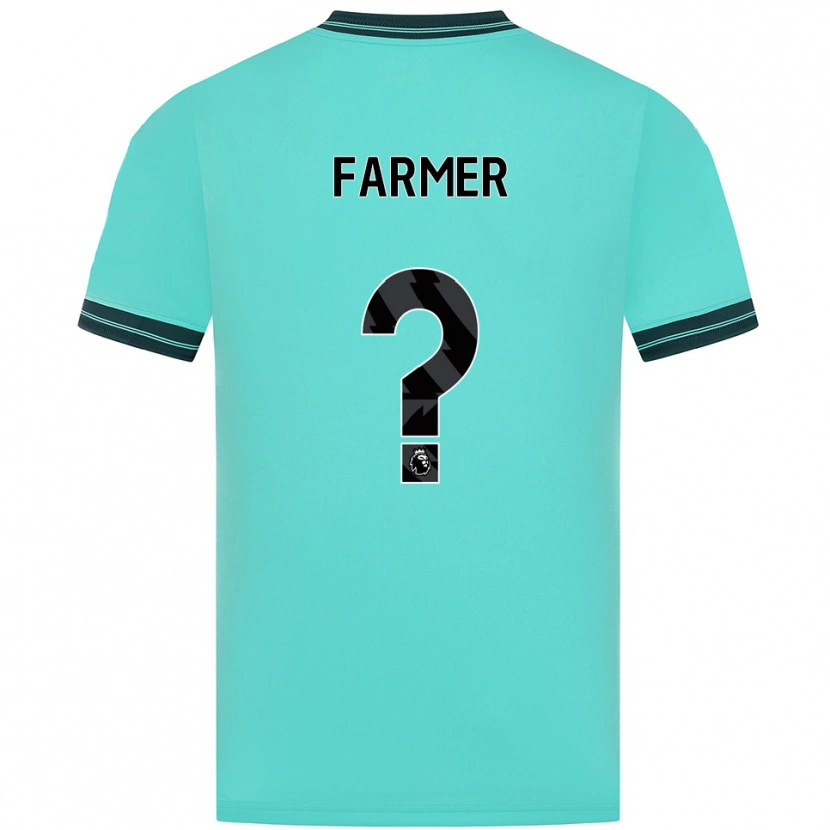Danxen Dame Owen Farmer #0 Himmelsblå Grønn Bortetrøye Drakt Trøye 2025/26 Skjorter T-Skjorte