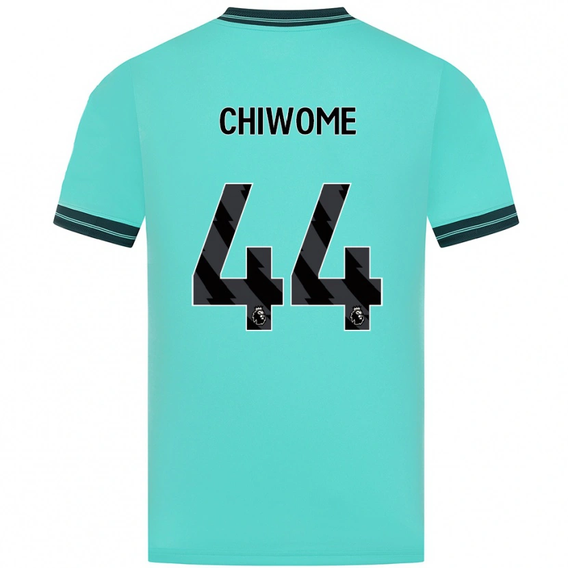 Danxen Dame Leon Chiwome #44 Himmelsblå Grønn Bortetrøye Drakt Trøye 2025/26 Skjorter T-Skjorte