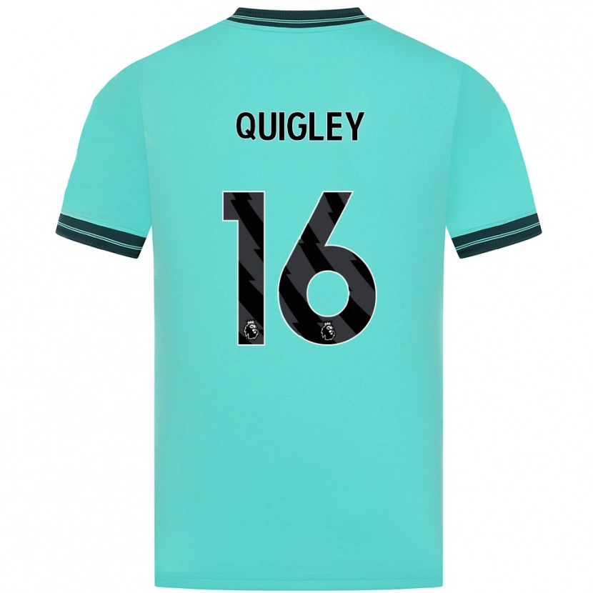 Danxen Dame Racheal Quigley #16 Himmelsblå Grønn Bortetrøye Drakt Trøye 2025/26 Skjorter T-Skjorte