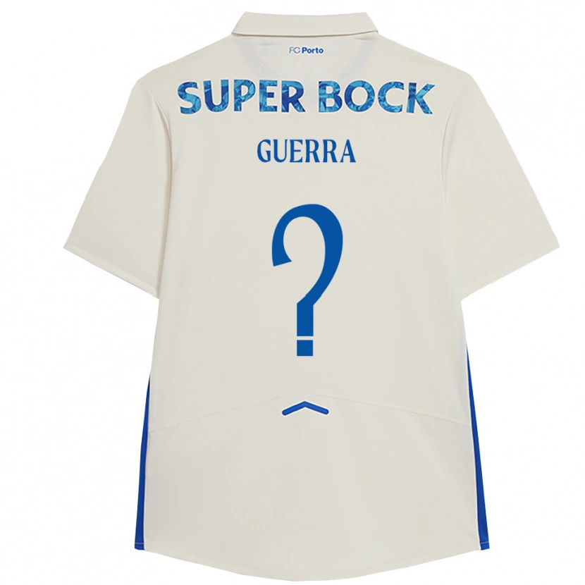 Danxen Dame Gustavo Guerra #0 Hvit Blå Tredje Sett Drakt Trøye 2025/26 Skjorter T-Skjorte