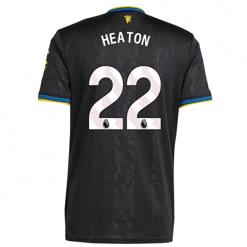 Danxen Dame Tom Heaton #22 Svart Gul Blå Tredje Sett Drakt Trøye 2025/26 Skjorter T-Skjorte