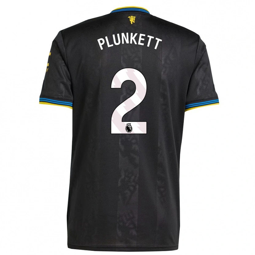 Danxen Dame Dante Plunkett #2 Svart Gul Blå Tredje Sett Drakt Trøye 2025/26 Skjorter T-Skjorte