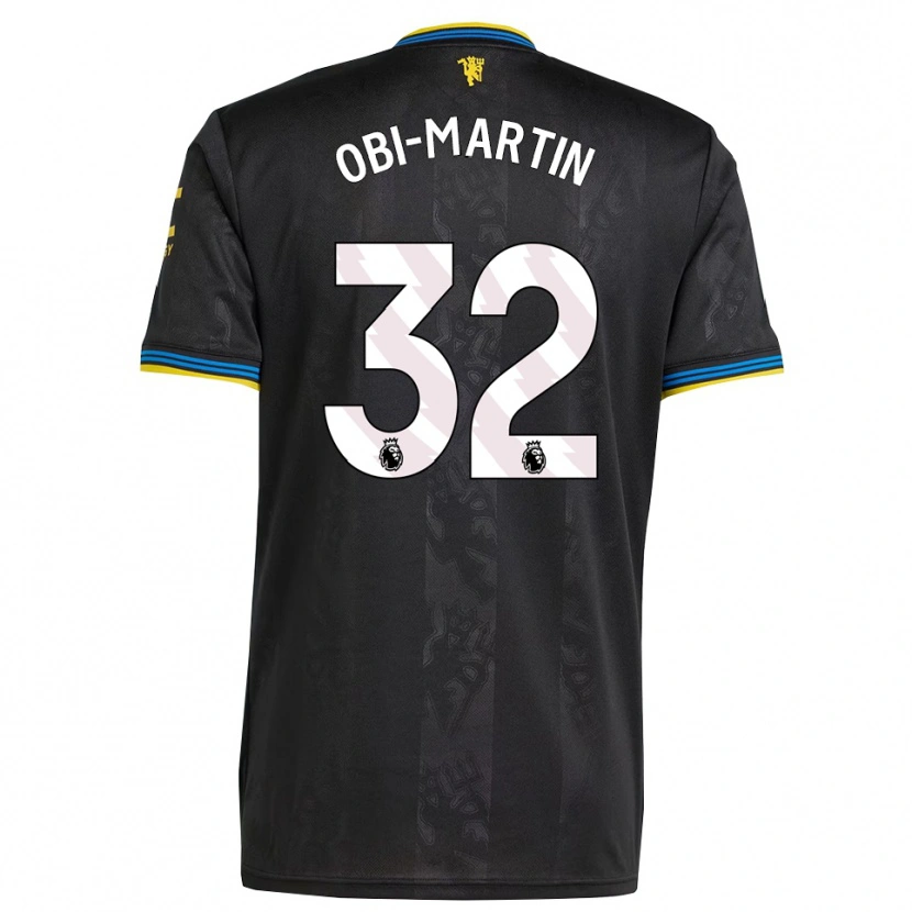 Danxen Dame Chido Obi #32 Svart Gul Blå Tredje Sett Drakt Trøye 2025/26 Skjorter T-Skjorte