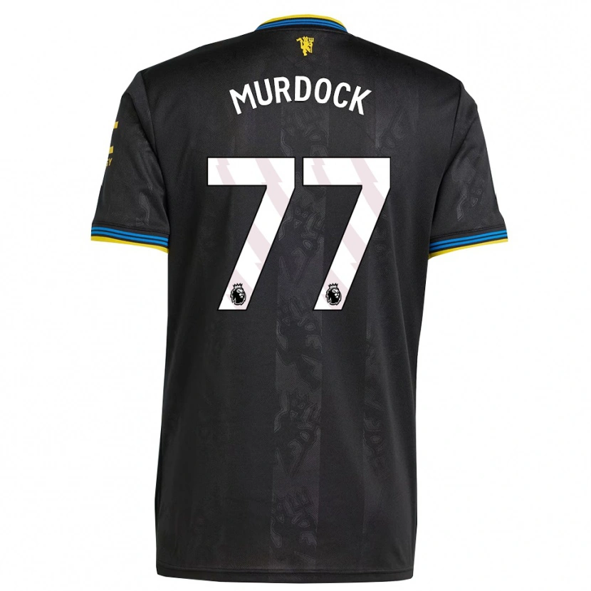 Danxen Dame Will Murdock #77 Svart Gul Blå Tredje Sett Drakt Trøye 2025/26 Skjorter T-Skjorte