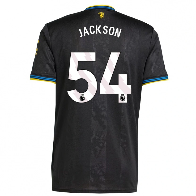 Danxen Dame Louis Jackson #54 Svart Gul Blå Tredje Sett Drakt Trøye 2025/26 Skjorter T-Skjorte