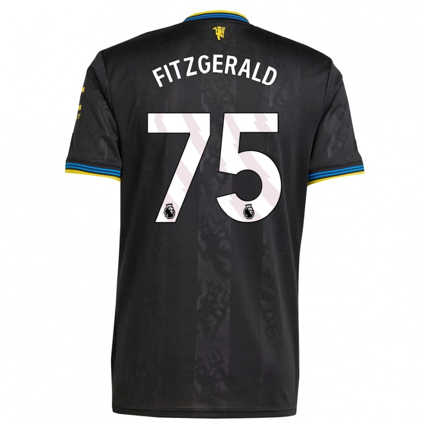 Danxen Dame Jayce Fitzgerald #75 Svart Gul Blå Tredje Sett Drakt Trøye 2025/26 Skjorter T-Skjorte