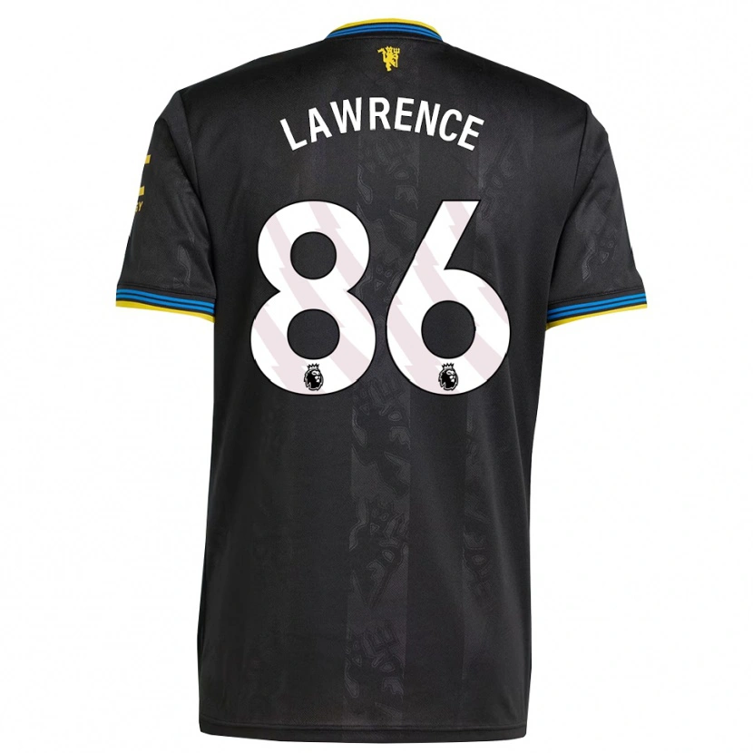 Danxen Dame Marcus Lawrence #86 Svart Gul Blå Tredje Sett Drakt Trøye 2025/26 Skjorter T-Skjorte