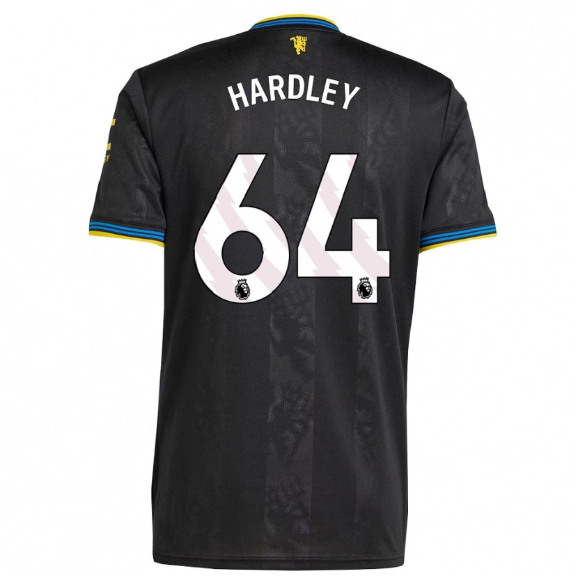 Danxen Dame Bjorn Hardley #64 Svart Gul Blå Tredje Sett Drakt Trøye 2025/26 Skjorter T-Skjorte