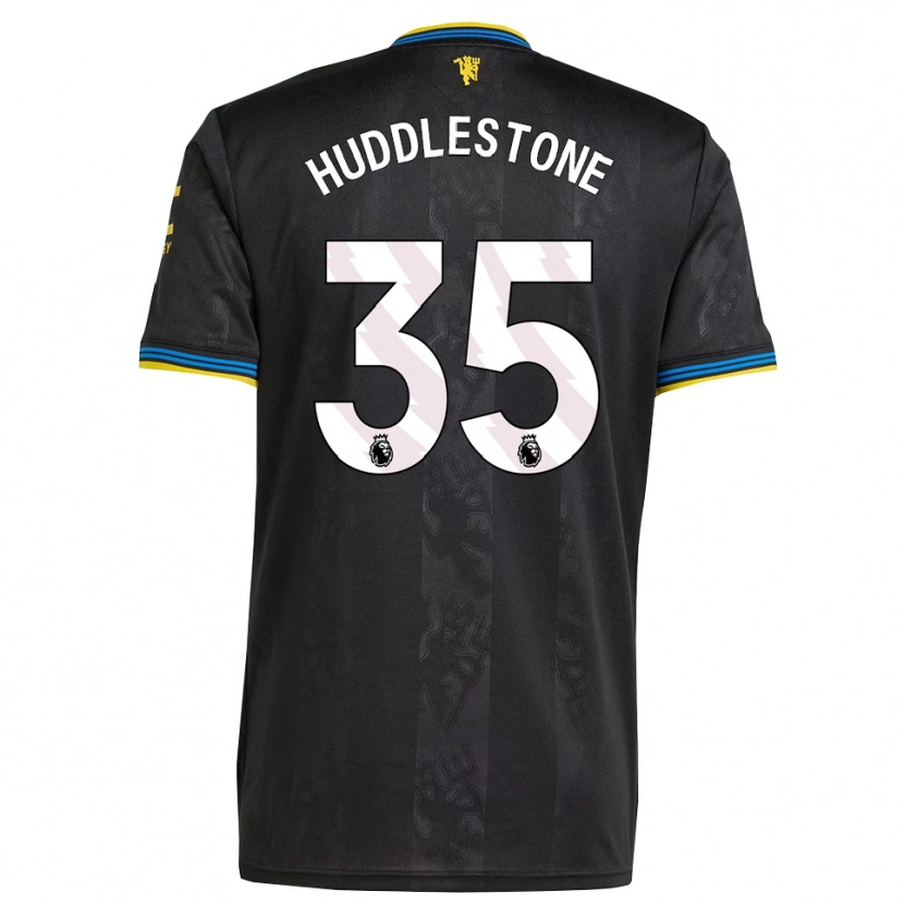 Danxen Dame Tom Huddlestone #35 Svart Gul Blå Tredje Sett Drakt Trøye 2025/26 Skjorter T-Skjorte