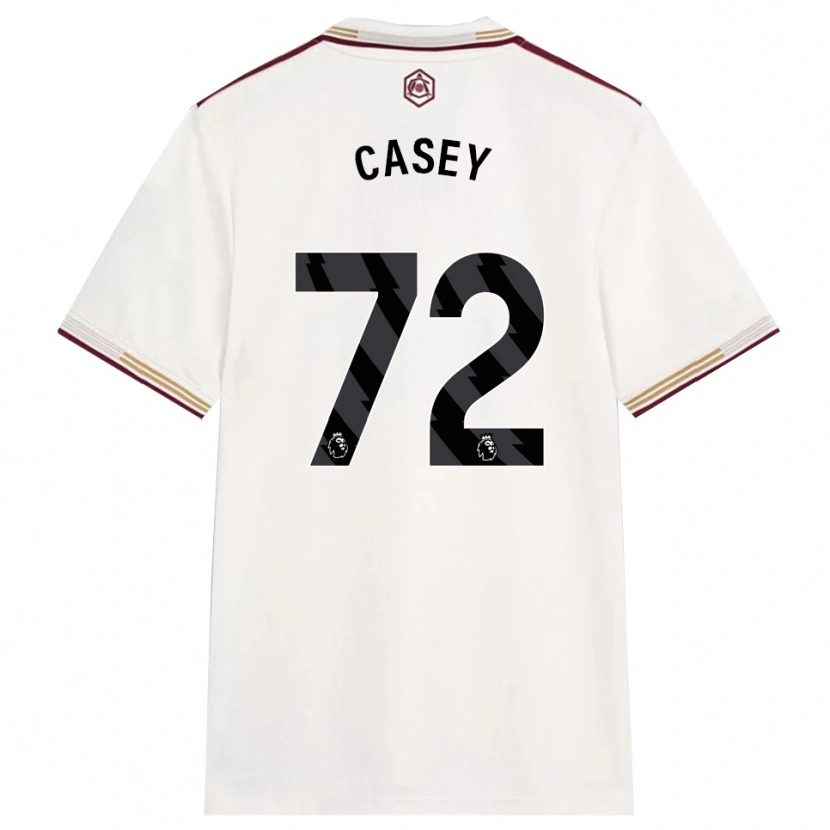 Danxen Dame Dan Casey #72 Off White Burgunder Tredje Sett Drakt Trøye 2025/26 Skjorter T-Skjorte