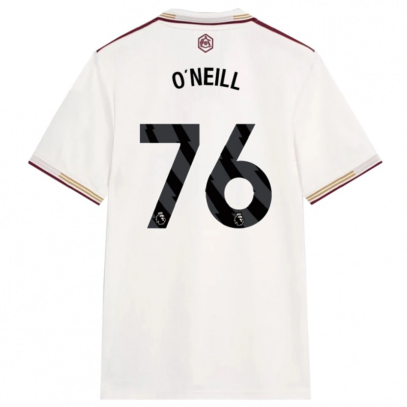 Danxen Dame Ceadach O'neill #76 Off White Burgunder Tredje Sett Drakt Trøye 2025/26 Skjorter T-Skjorte
