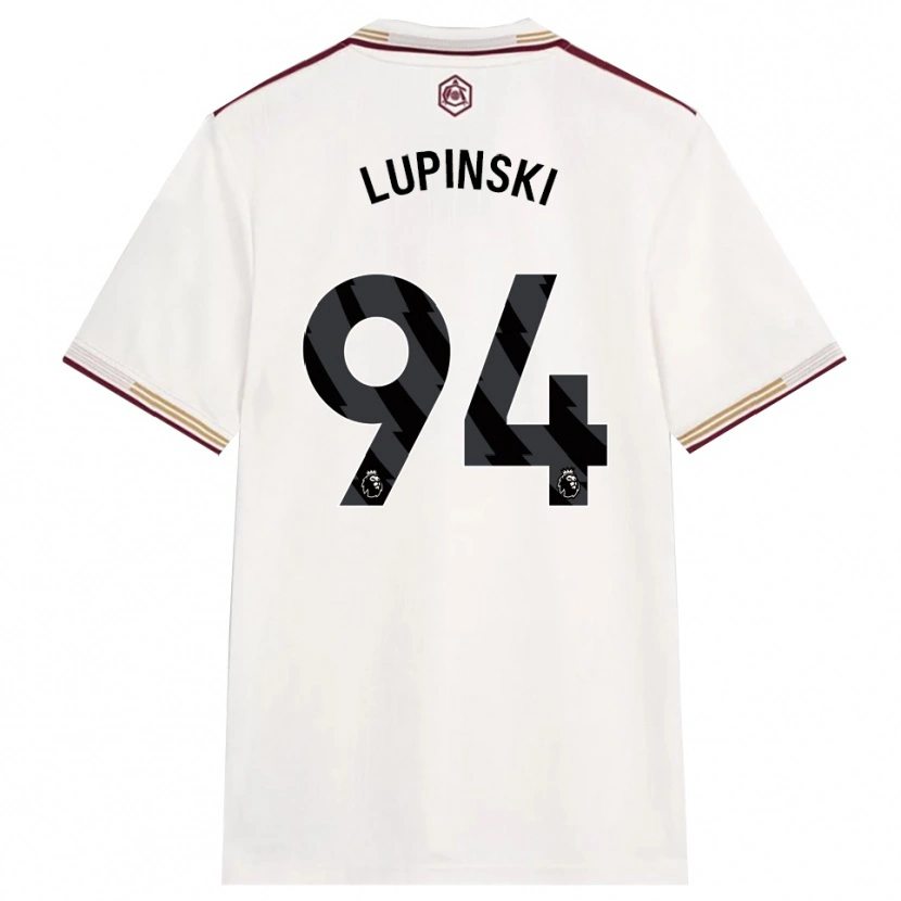 Danxen Dame Remi Lupinski #94 Off White Burgunder Tredje Sett Drakt Trøye 2025/26 Skjorter T-Skjorte
