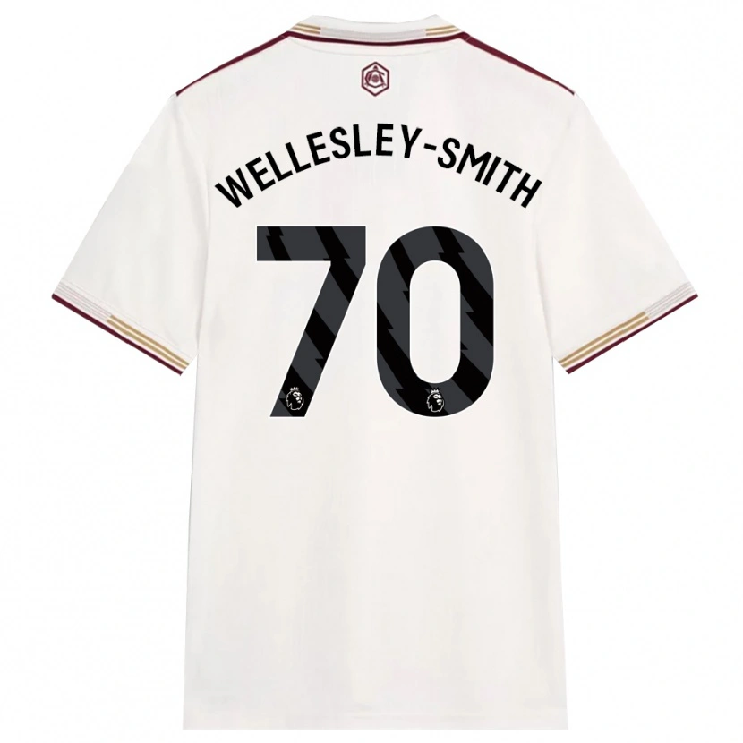 Danxen Dame Cecily Wellesley-Smith #70 Off White Burgunder Tredje Sett Drakt Trøye 2025/26 Skjorter T-Skjorte