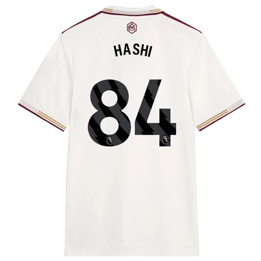 Danxen Dame Maalik Hashi #84 Off White Burgunder Tredje Sett Drakt Trøye 2025/26 Skjorter T-Skjorte