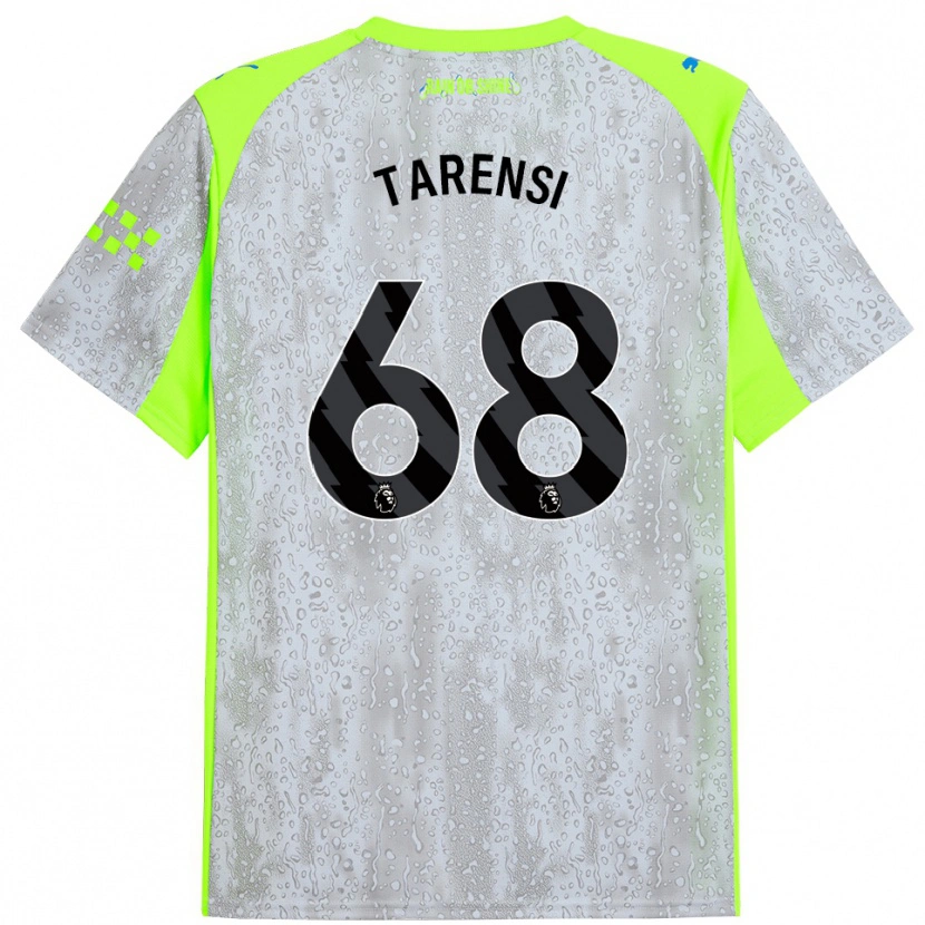 Danxen Dame Oscar Tarensi #68 Grå Gul Tredje Sett Drakt Trøye 2025/26 Skjorter T-Skjorte