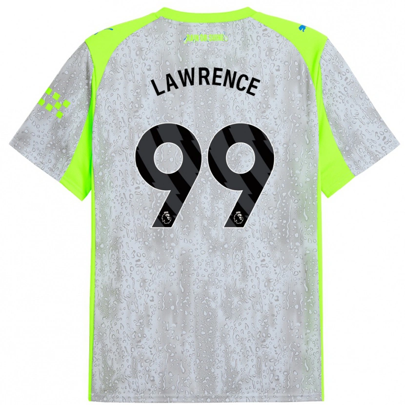 Danxen Dame Emilio Lawrence #99 Grå Gul Tredje Sett Drakt Trøye 2025/26 Skjorter T-Skjorte