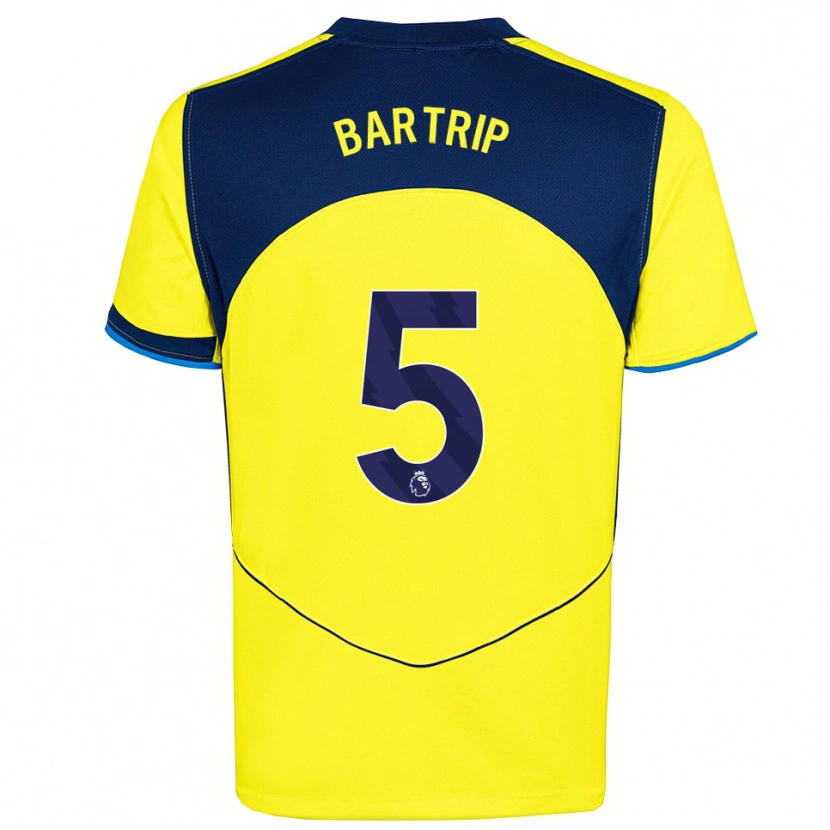 Danxen Dame Molly Bartrip #5 Gul Marineblå Tredje Sett Drakt Trøye 2025/26 Skjorter T-Skjorte