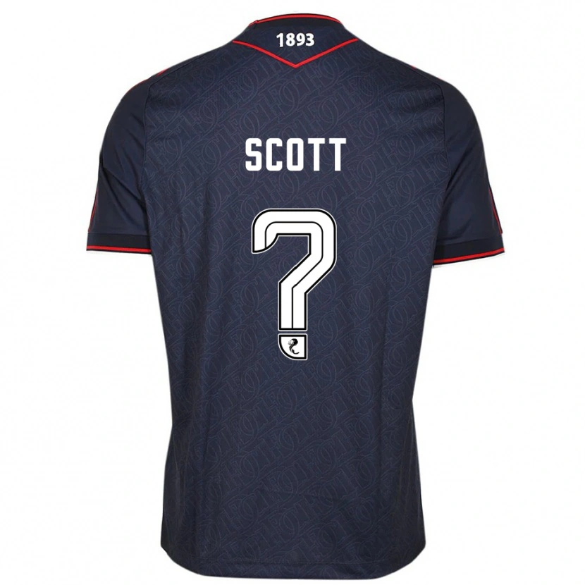 Danxen Barn Chase Scott #0 Marineblå Hvit Hjemmetrøye Drakt Trøye 2025/26 Skjorter T-Skjorte