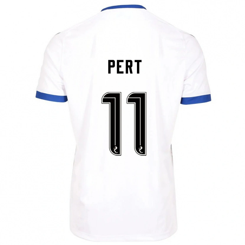 Danxen Barn Bailey Pert #11 Hvit Blå Bortetrøye Drakt Trøye 2025/26 Skjorter T-Skjorte