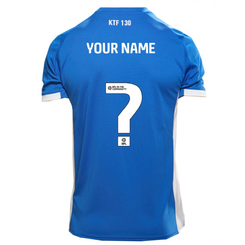 Danxen Mann Navnet Ditt #0 Blå Hvit Hjemmetrøye Drakt Trøye 2025/26 Skjorter T-Skjorte