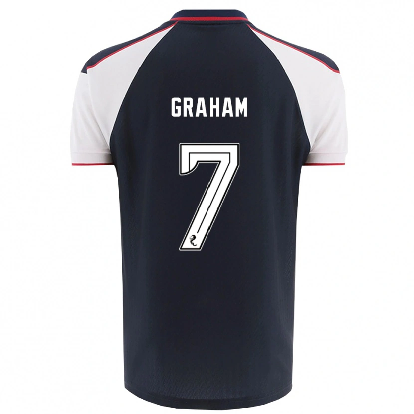 Danxen Mann Brian Graham #7 Marineblå Hvit Hjemmetrøye Drakt Trøye 2025/26 Skjorter T-Skjorte