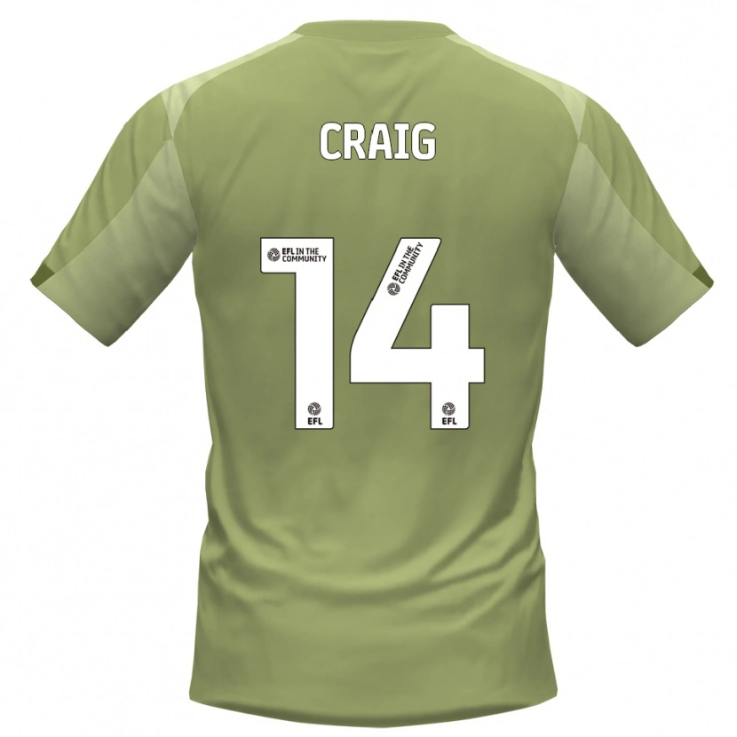 Danxen Mann Michael Craig #14 Salvie Champagne Bortetrøye Drakt Trøye 2025/26 Skjorter T-Skjorte