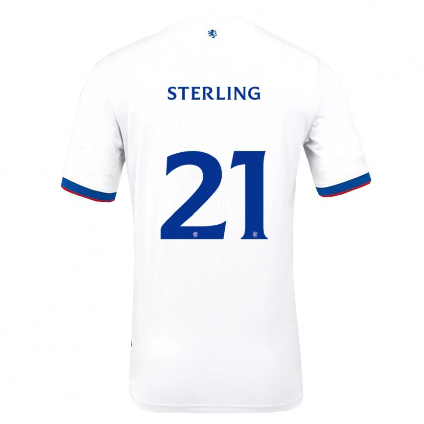 Danxen Mann Dujon Sterling #21 Hvit Rød Blå Bortetrøye Drakt Trøye 2025/26 Skjorter T-Skjorte