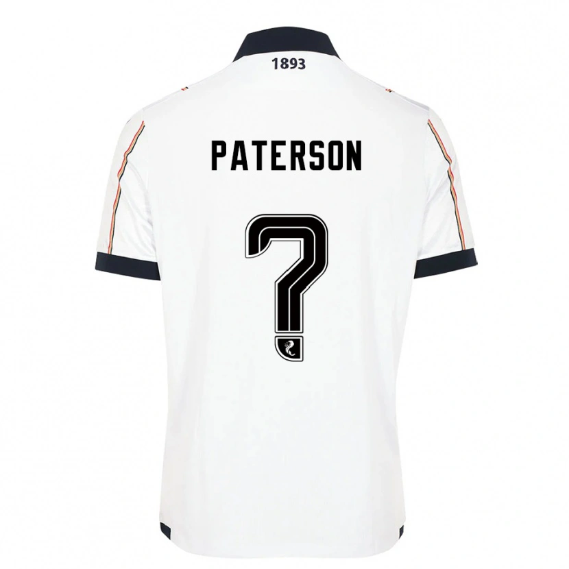 Danxen Mann Sonny Paterson #0 Hvit Marineblå Rød Bortetrøye Drakt Trøye 2025/26 Skjorter T-Skjorte