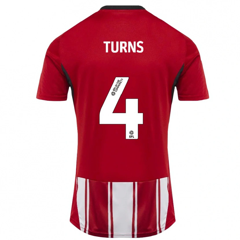 Danxen Dame Ed Turns #4 Rød Hvit Svart Hjemmetrøye Drakt Trøye 2025/26 Skjorter T-Skjorte