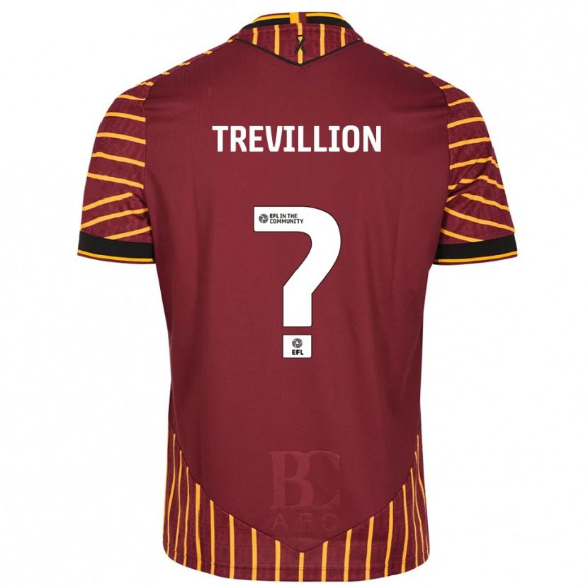 Danxen Dame Isabella Trevillion #0 Oransje Burgunder Hjemmetrøye Drakt Trøye 2025/26 Skjorter T-Skjorte