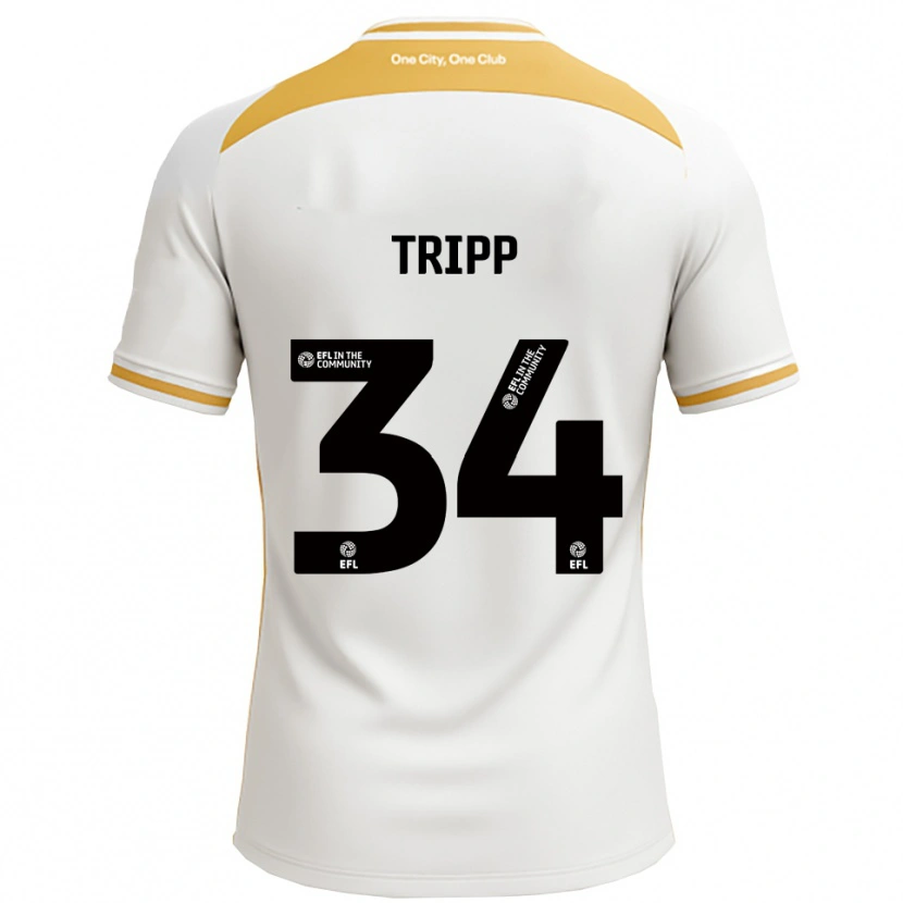 Danxen Dame Callum Tripp #34 Hvit Gull Hjemmetrøye Drakt Trøye 2025/26 Skjorter T-Skjorte