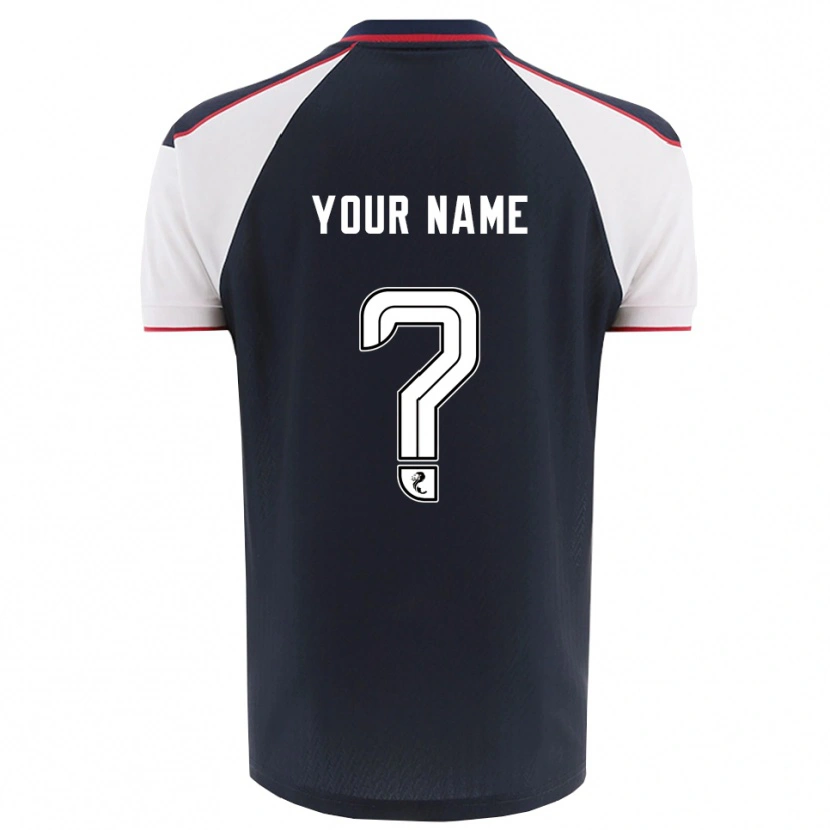 Danxen Dame Navnet Ditt #0 Marineblå Hvit Hjemmetrøye Drakt Trøye 2025/26 Skjorter T-Skjorte