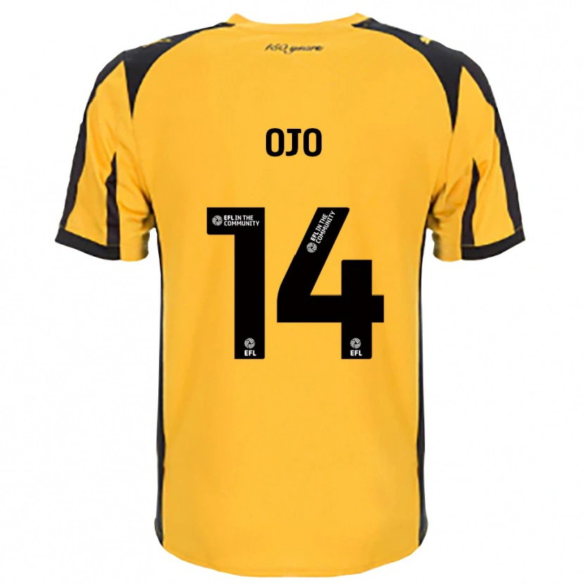 Danxen Dame Funso Ojo #14 Oransje Svart Bortetrøye Drakt Trøye 2025/26 Skjorter T-Skjorte