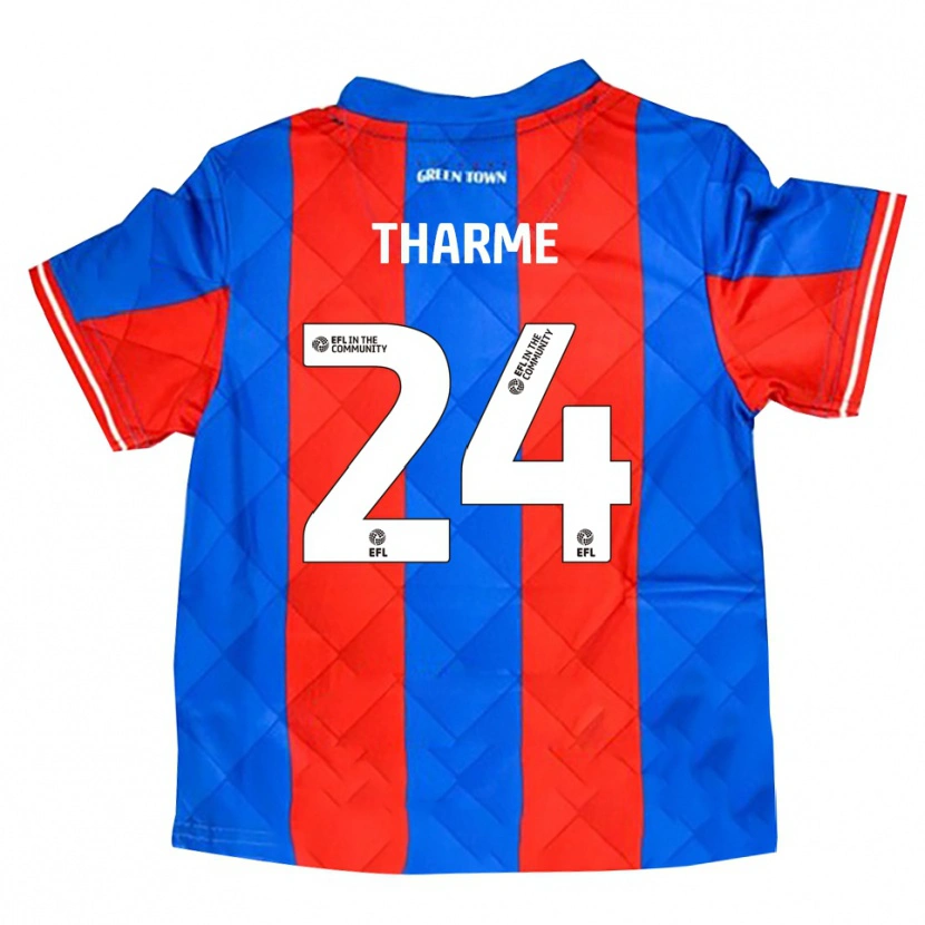 Danxen Dame Doug Tharme #24 Blå Rød Hvit Bortetrøye Drakt Trøye 2025/26 Skjorter T-Skjorte