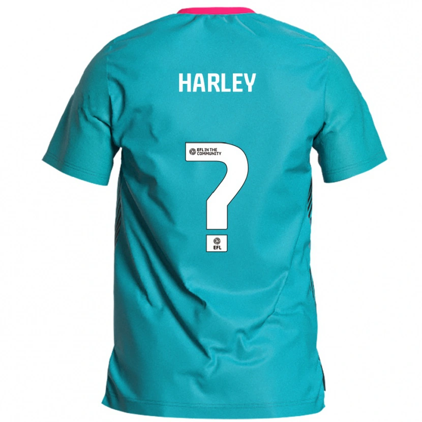 Danxen Dame Tobi Harley #0 Lyseblå Rosa Bortetrøye Drakt Trøye 2025/26 Skjorter T-Skjorte