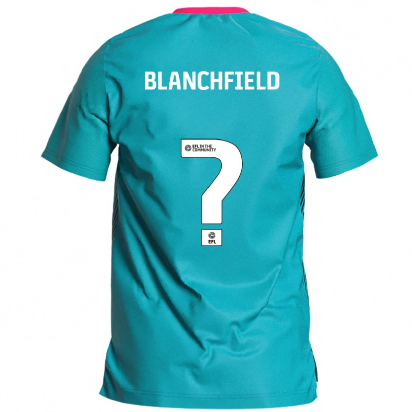 Danxen Dame Olivia Blanchfield #0 Lyseblå Rosa Bortetrøye Drakt Trøye 2025/26 Skjorter T-Skjorte