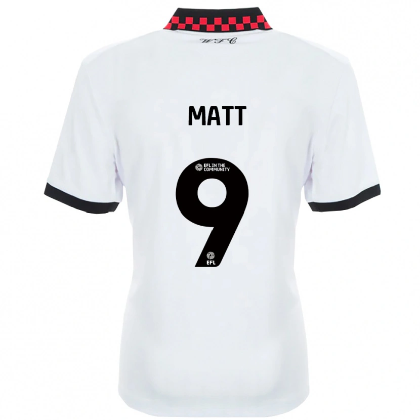 Danxen Dame Jamille Matt #9 Hvit Svart Bortetrøye Drakt Trøye 2025/26 Skjorter T-Skjorte