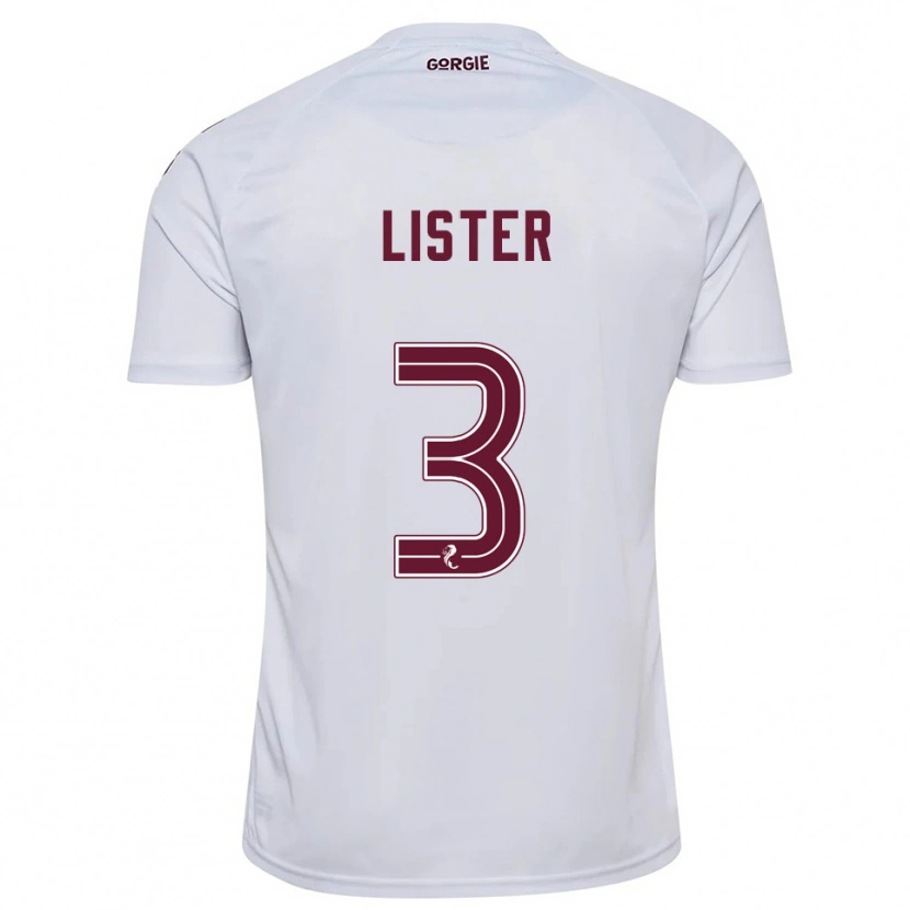 Danxen Dame Henry James #3 Hvit Burgunder Bortetrøye Drakt Trøye 2025/26 Skjorter T-Skjorte