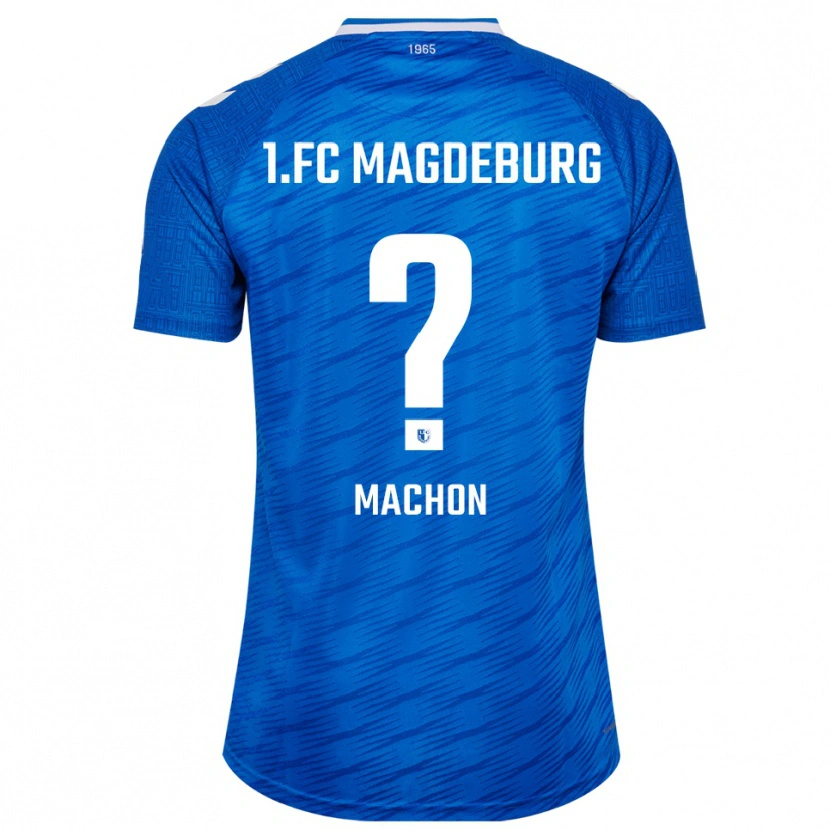 Danxen Barn Max Machon #0 Blå Hvit Hjemmetrøye Drakt Trøye 2025/26 Skjorter T-Skjorte