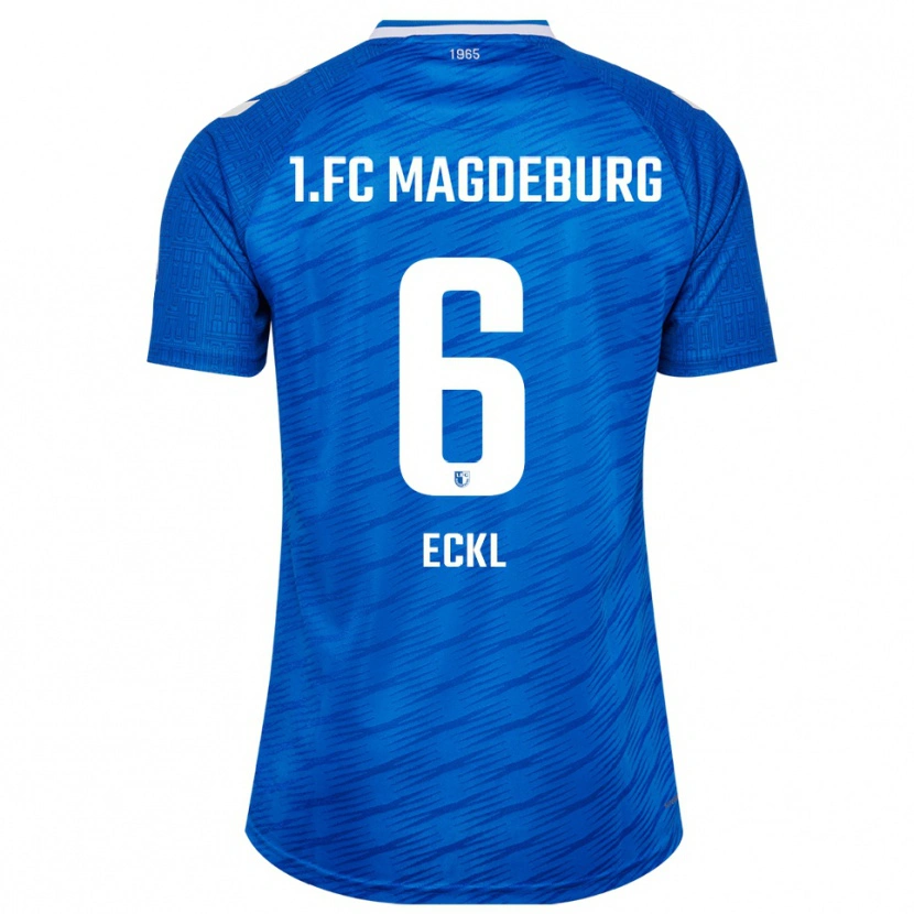 Danxen Barn Hanna Eckl #6 Blå Hvit Hjemmetrøye Drakt Trøye 2025/26 Skjorter T-Skjorte