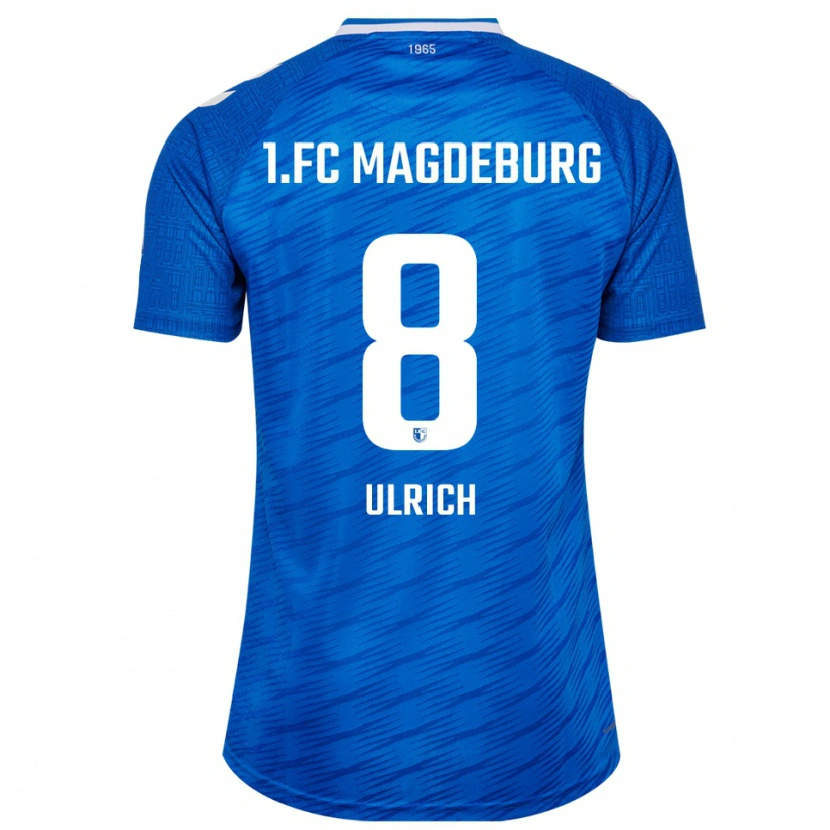 Danxen Barn Laurin Ulrich #8 Blå Hvit Hjemmetrøye Drakt Trøye 2025/26 Skjorter T-Skjorte