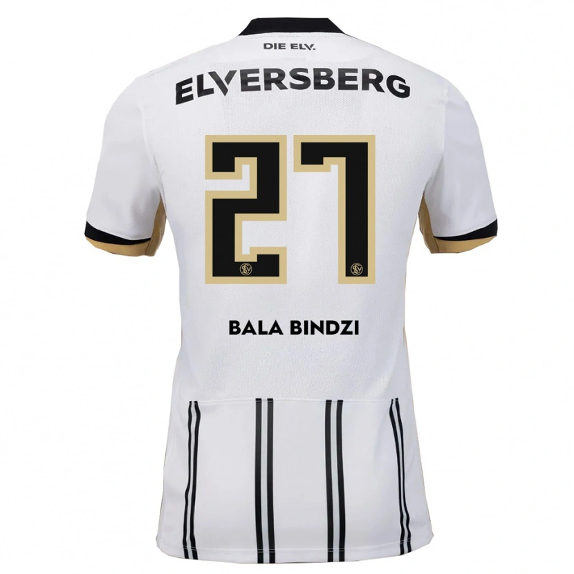 Danxen Barn Corneille Bala Bindzi #27 Hvit Svart Hjemmetrøye Drakt Trøye 2025/26 Skjorter T-Skjorte