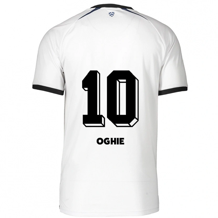 Danxen Barn Joshua Oghie #10 Hvit Svart Bortetrøye Drakt Trøye 2025/26 Skjorter T-Skjorte