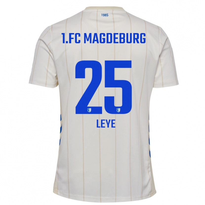 Danxen Barn Titus Leye #25 Hvit Blå Bortetrøye Drakt Trøye 2025/26 Skjorter T-Skjorte