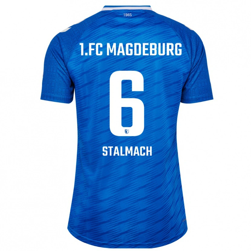 Danxen Mann Dariusz Stalmach #6 Blå Hvit Hjemmetrøye Drakt Trøye 2025/26 Skjorter T-Skjorte