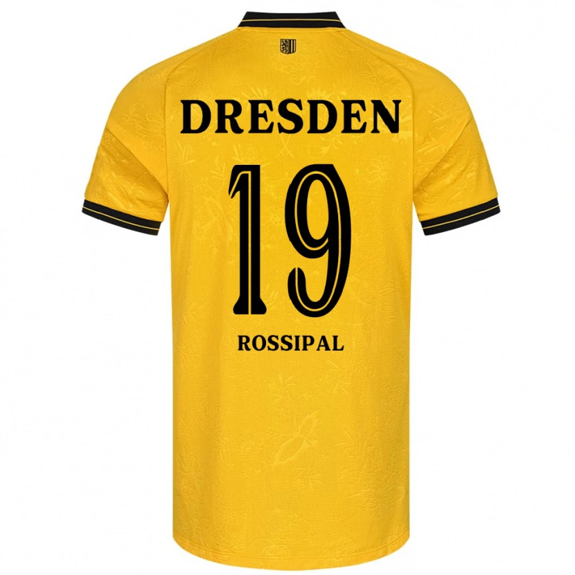Danxen Mann Alexander Rossipal #19 Gul Svart Hjemmetrøye Drakt Trøye 2025/26 Skjorter T-Skjorte