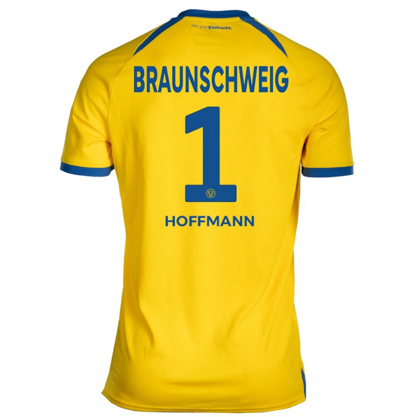 Danxen Mann Ron-Thorben Hoffmann #1 Gul Blå Hjemmetrøye Drakt Trøye 2025/26 Skjorter T-Skjorte