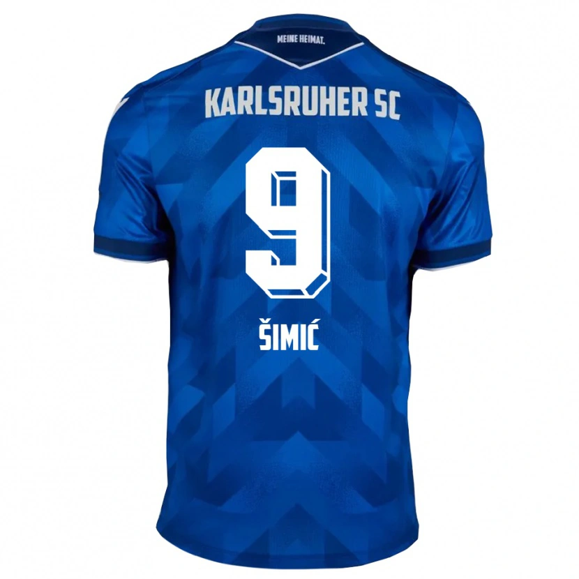 Danxen Mann Roko Simic #9 Blå Hvit Hjemmetrøye Drakt Trøye 2025/26 Skjorter T-Skjorte