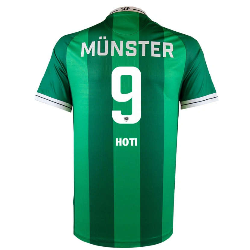 Danxen Mann Arbnor Hoti #9 Grønn Hvit Hjemmetrøye Drakt Trøye 2025/26 Skjorter T-Skjorte